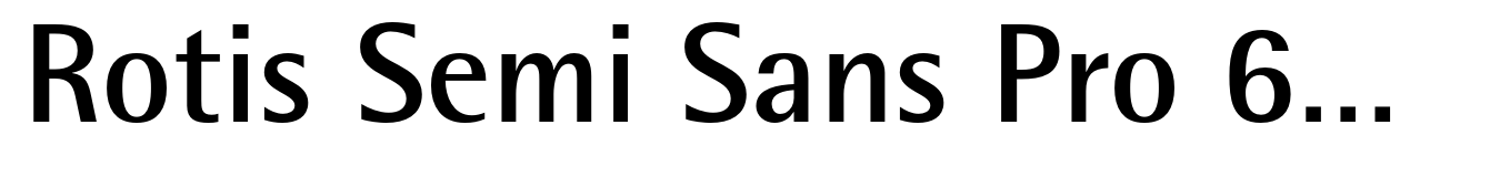 Rotis Semi Sans Pro 65 Bold